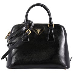 Prada Promenade Bag Vernice Saffiano Leather Small