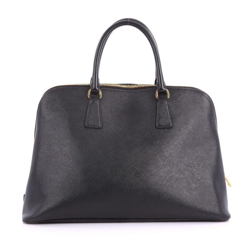 Prada Promenade Handbag Saffiano Leather Large In Good Condition In NY, NY