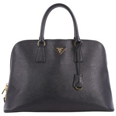 Prada Promenade Handbag Saffiano Leather Large