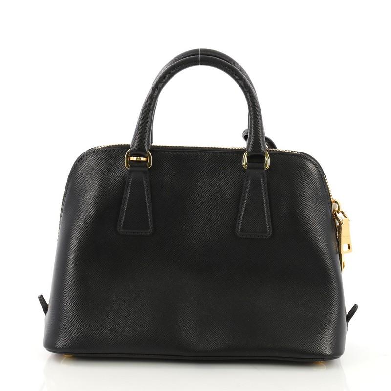 Prada Promenade Handbag Saffiano Leather Small In Excellent Condition In NY, NY