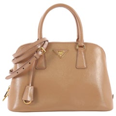 Prada Promenade Handbag Vernice Saffiano Leather Medium