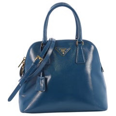 Prada Promenade Handbag Vernice Saffiano Leather Small