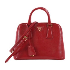 Prada Promenade Handbag Vernice Saffiano Leather Small