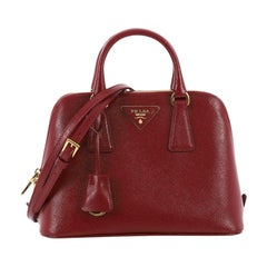 Prada Promenade Handbag Vernice Saffiano Leather Small