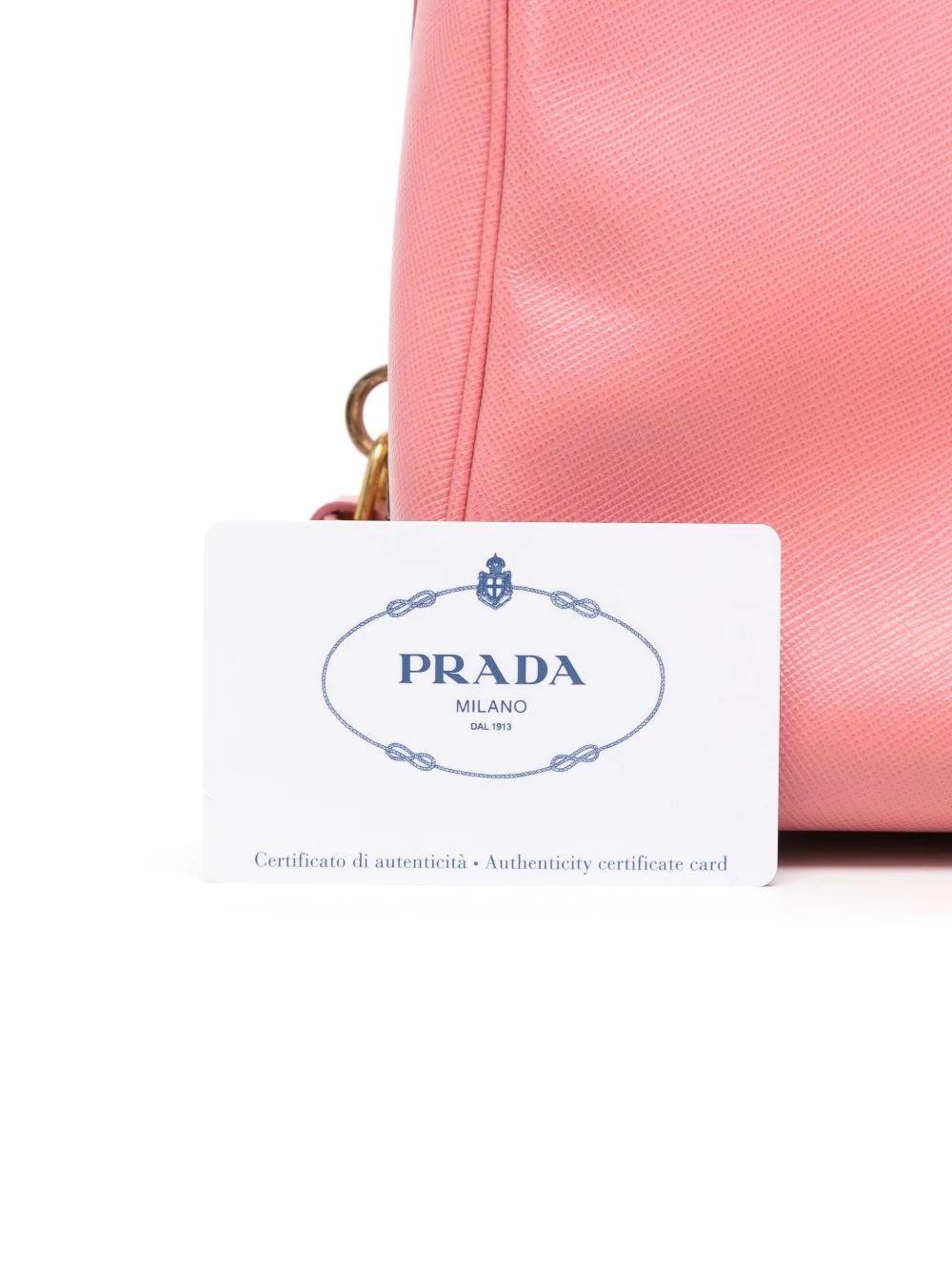 Women's or Men's Prada Promenade Pink Leather Handbag