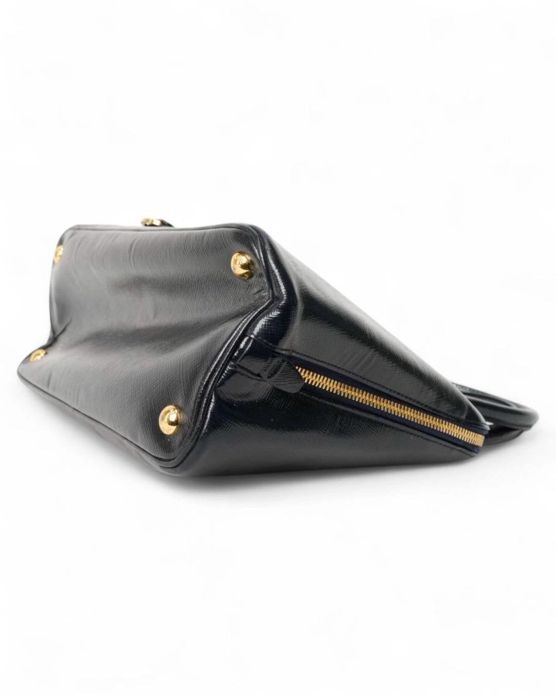 Prada Promenade Tote Medium Saffiano Blu 8