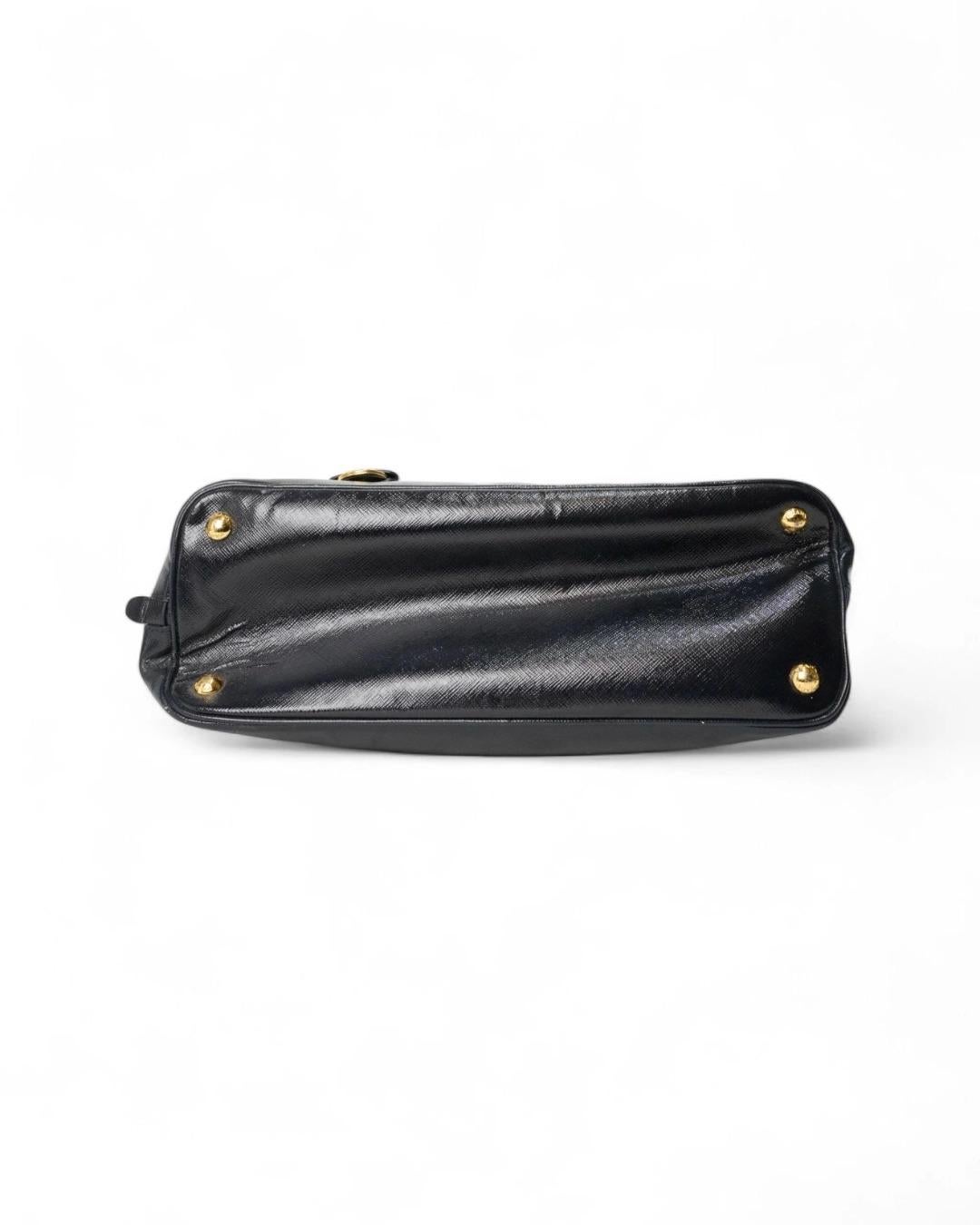 Prada Promenade Tote Medium Saffiano Blu 9