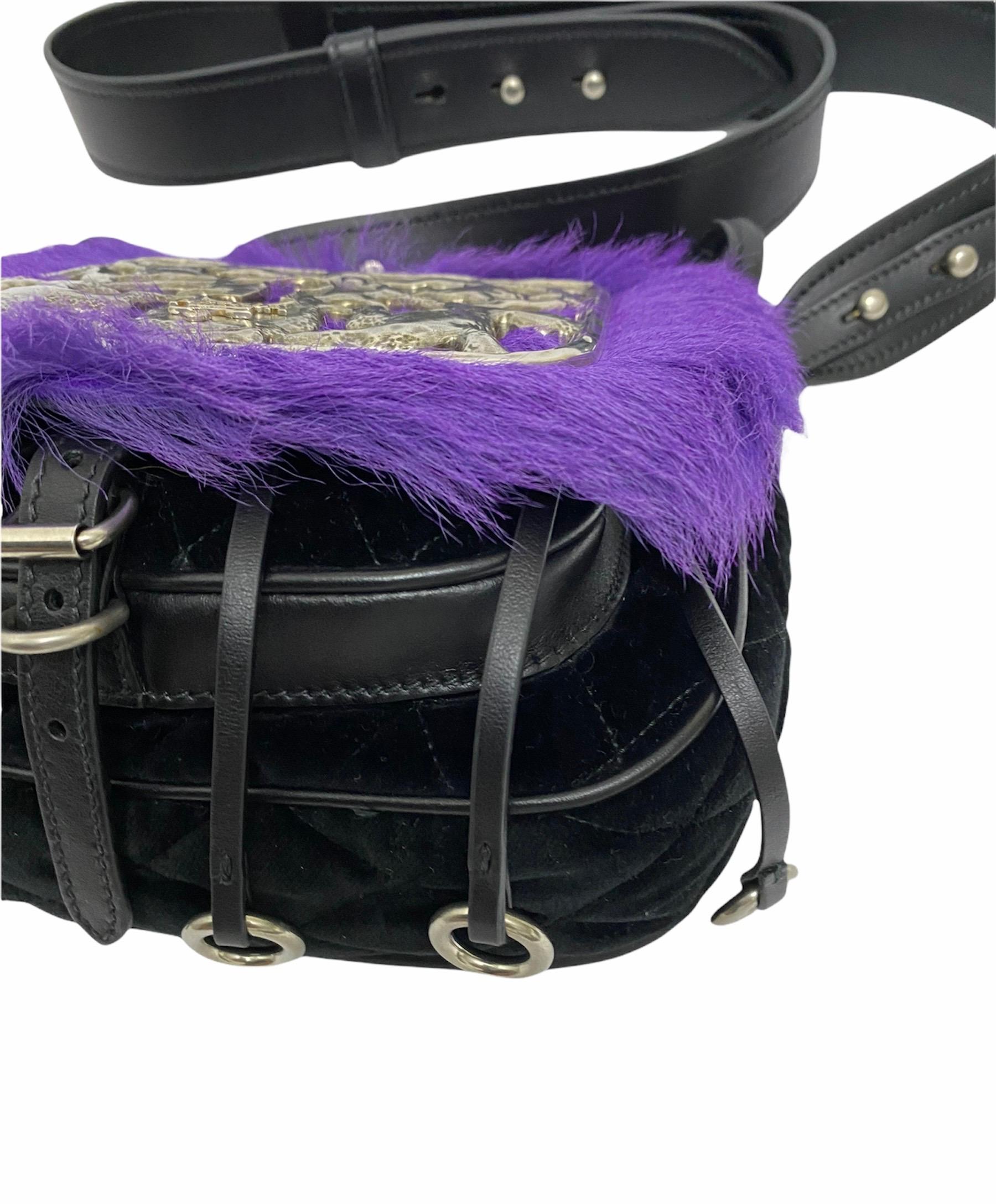 Prada Purple Bag In New Condition In Torre Del Greco, IT