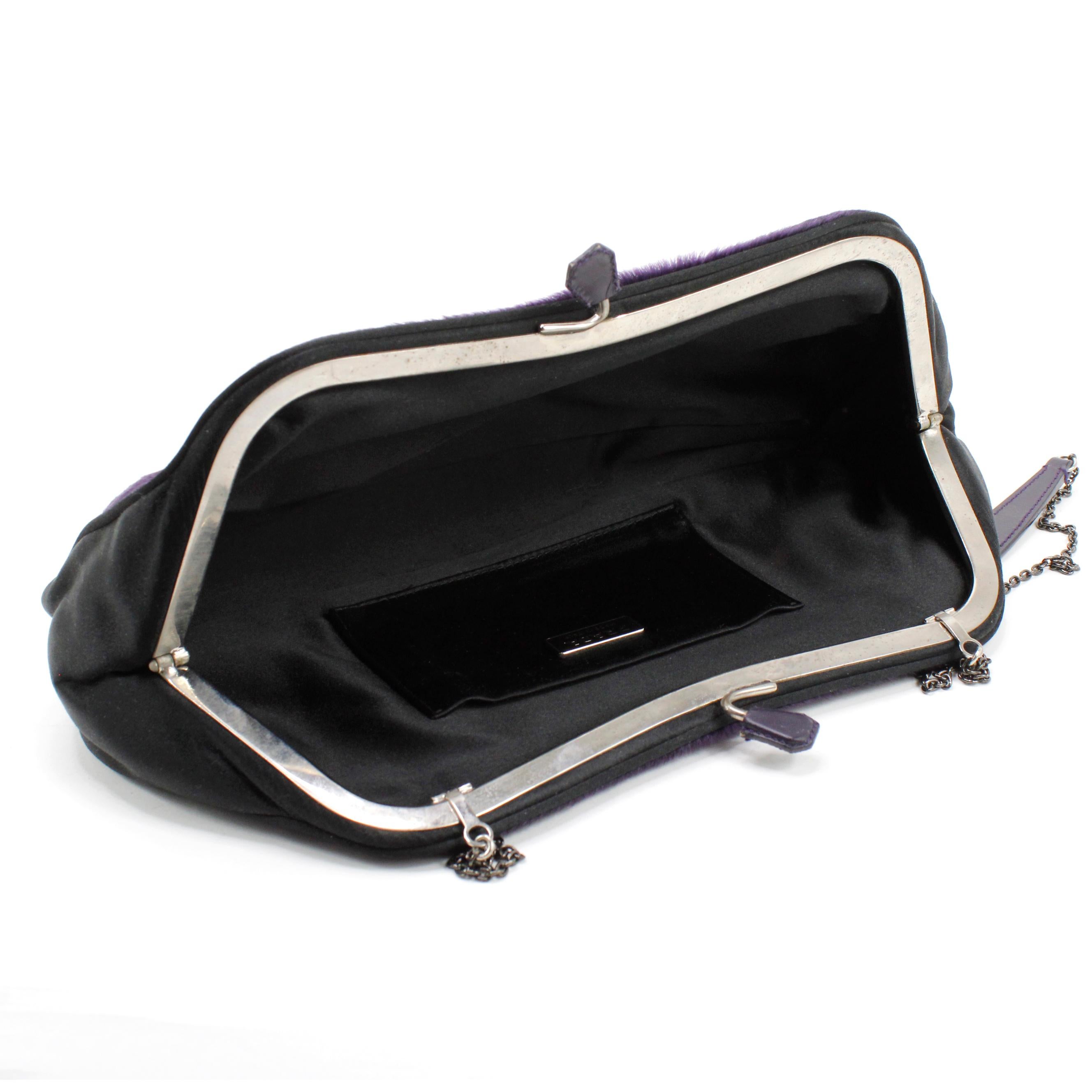 De las mujeres Bolso de pelo de poni morado de Prada en venta