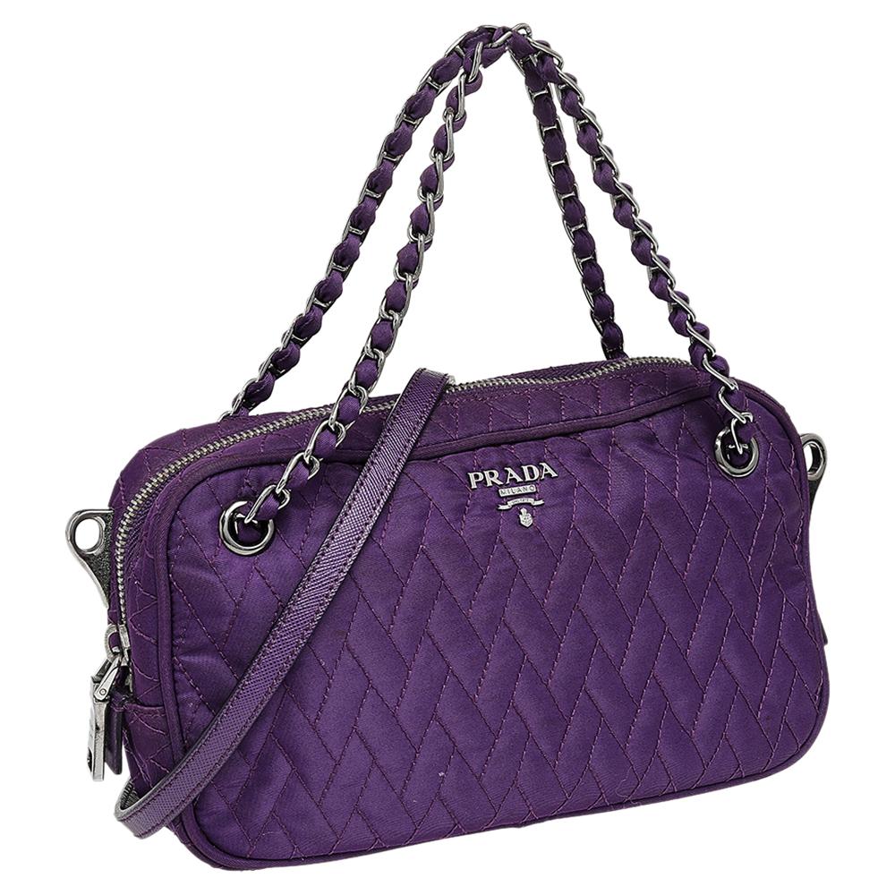 prada bag purple