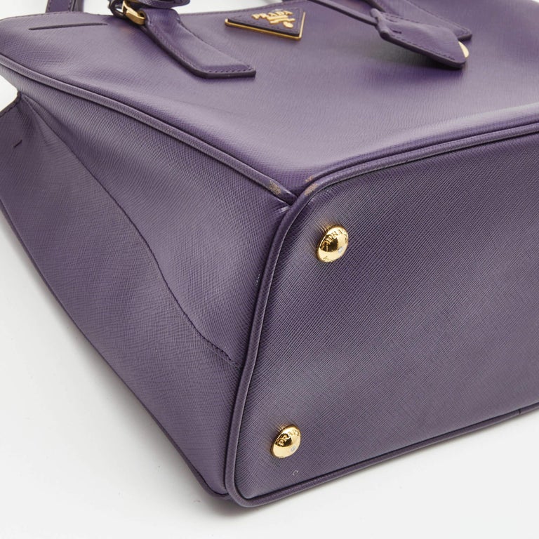 Prada Purple Saffiano Lux Leather Medium Tote at 1stDibs  purple prada  handbag, prada purple bag price, prada purple purse
