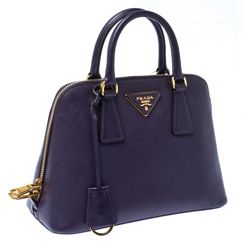purple prada purse