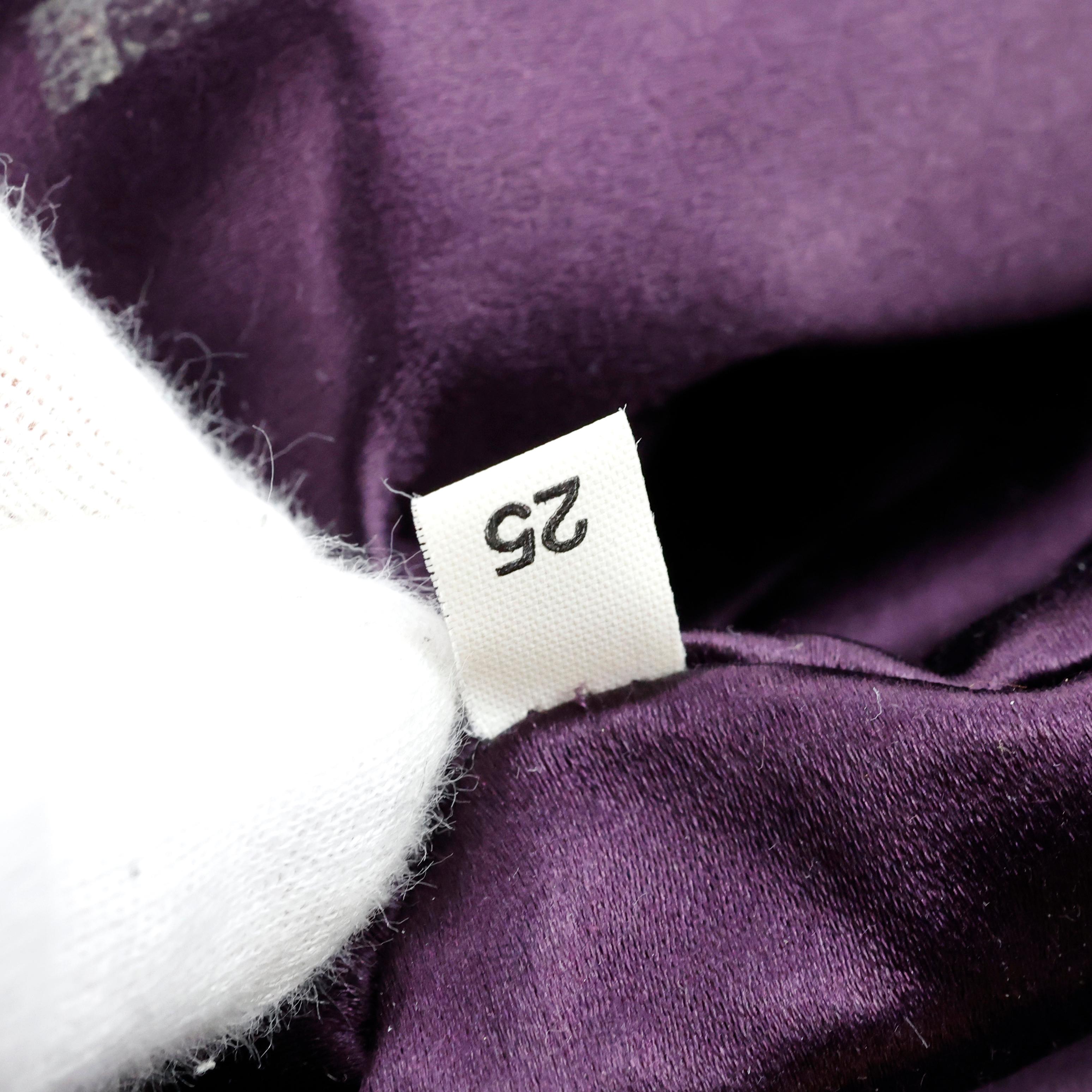 Prada Purple Silk Jewelry Handle Bag For Sale 3