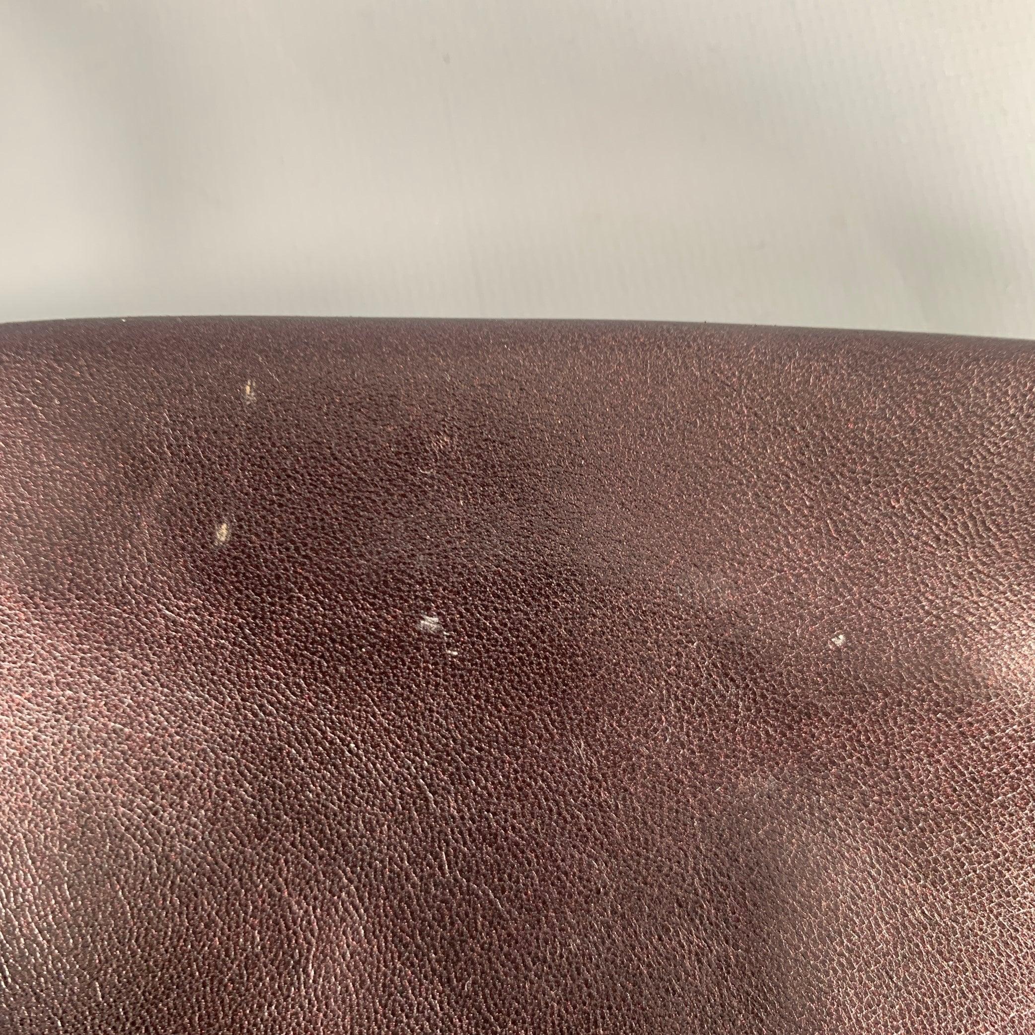 PRADA Purple Silver Bow Leather Cross Body Handbag For Sale 3