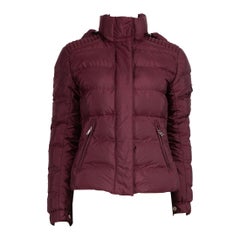 Prada Purple Zip Up Puffer Jacket Size L