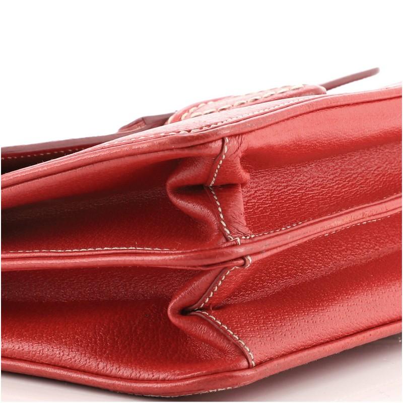 Prada Pushlock Flap Crossbody Bag Cinghiale Leather Medium 1