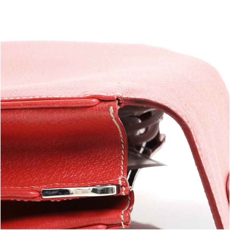 Prada Pushlock Flap Crossbody Bag Cinghiale Leather Medium 2