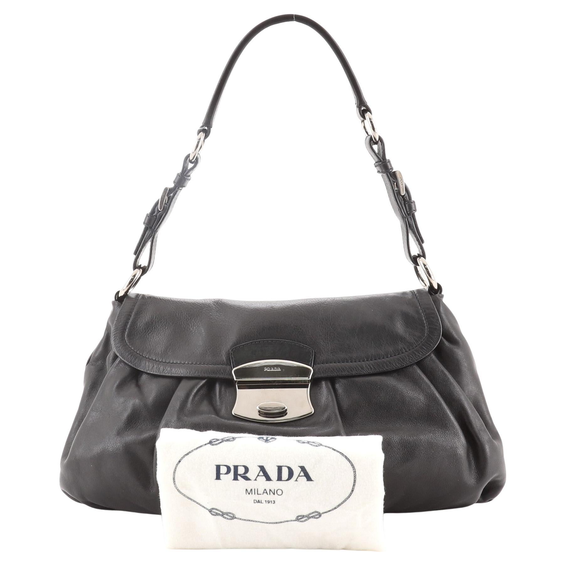 Prada Silver Mirror Leather Cleo Shoulder Bag at 1stDibs prada mirror