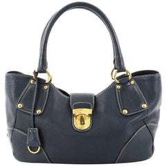 Prada Pushlock Tote Vitello Daino Medium