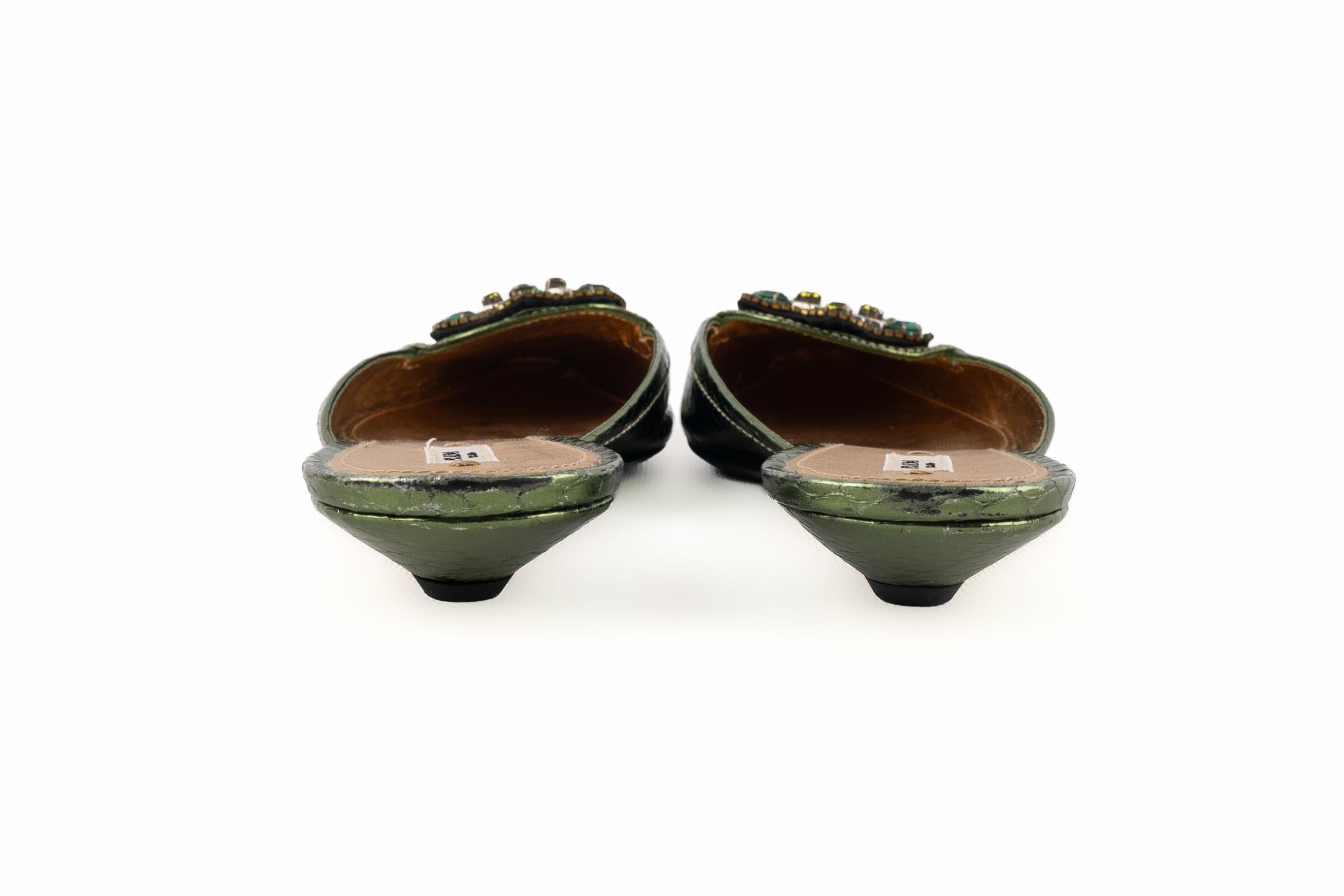 Women's Prada Python mules