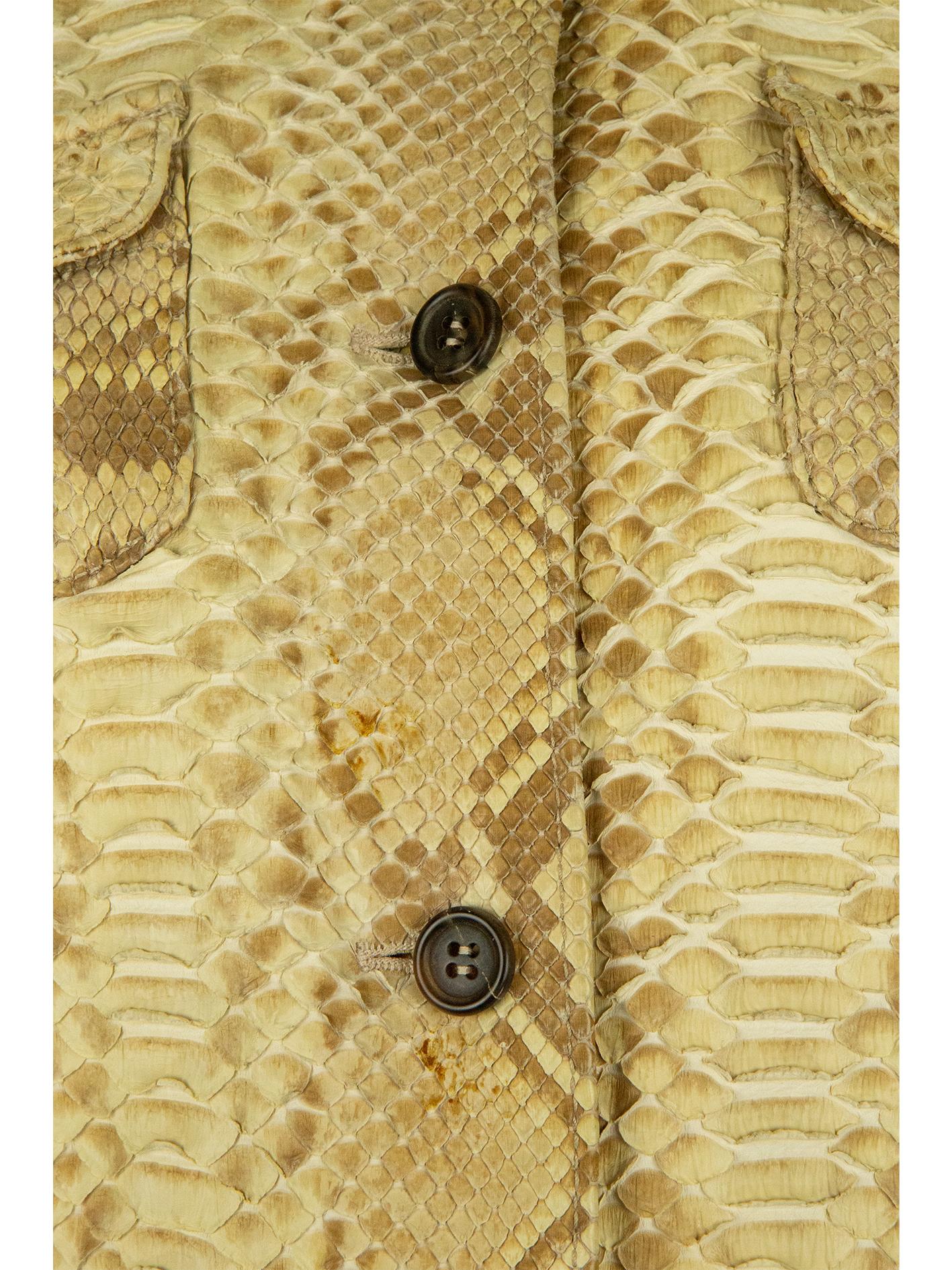 Prada Python Skin Jacket In Good Condition In London, GB