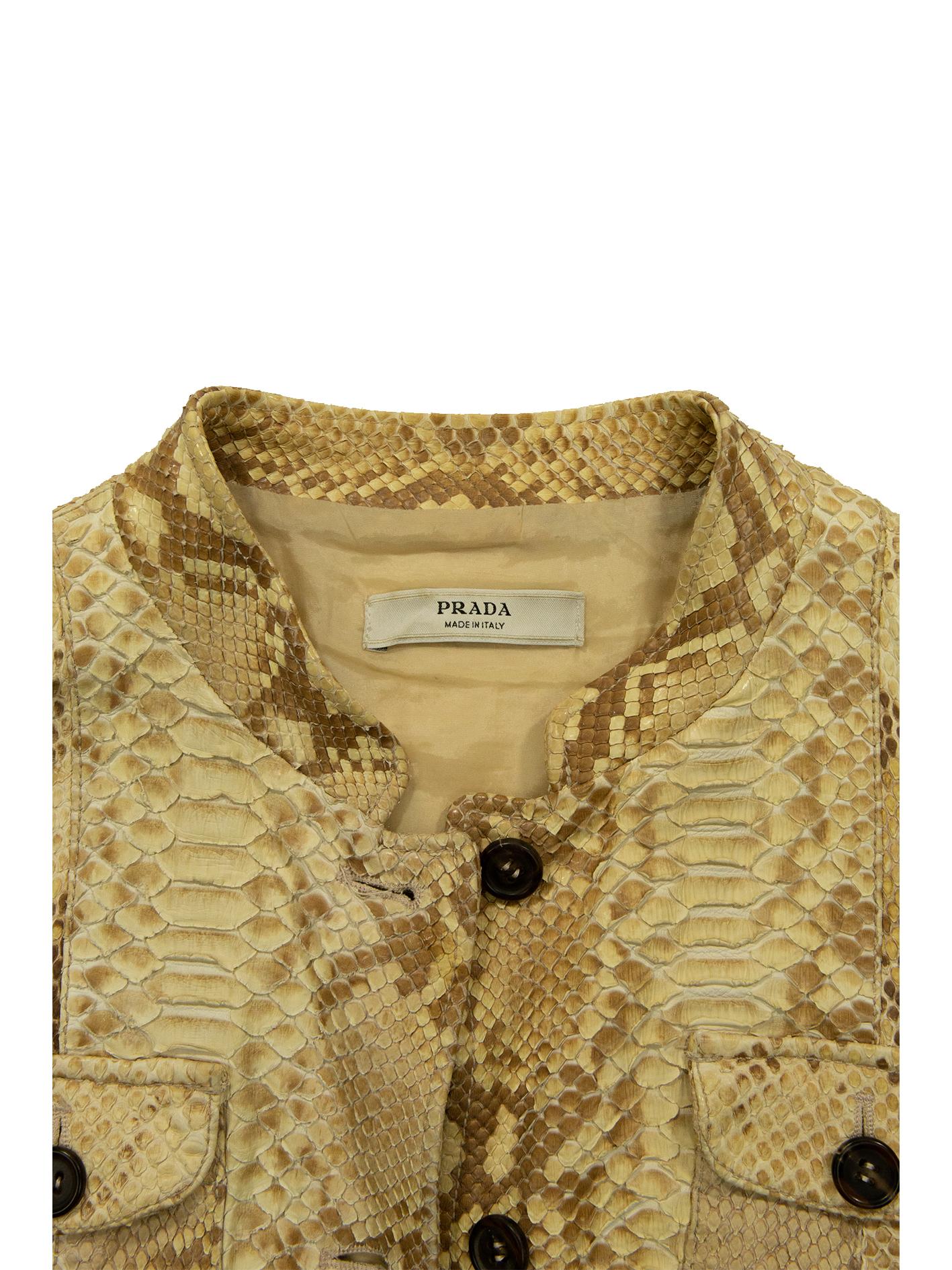 Women's Prada Python Skin Jacket