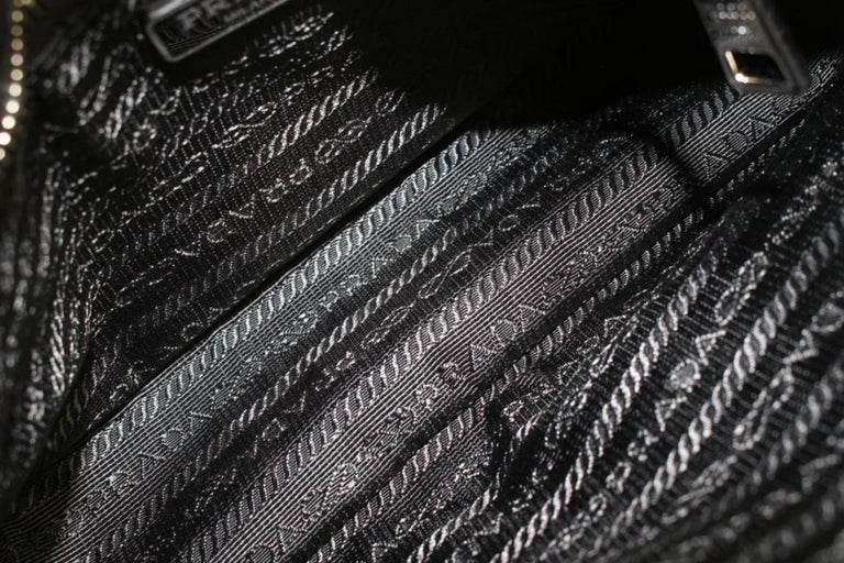 Prada Quilted Black Tessuto Nylon Chain Impuntu Bandoliera