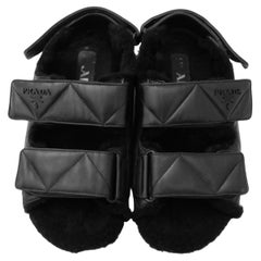 Prada Quilted Leather Dad Sandals