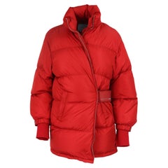 Prada Quilted Shell Down Jacket It 40 Uk 8