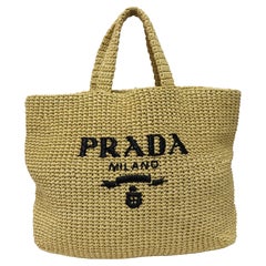 Prada Raffia Tote