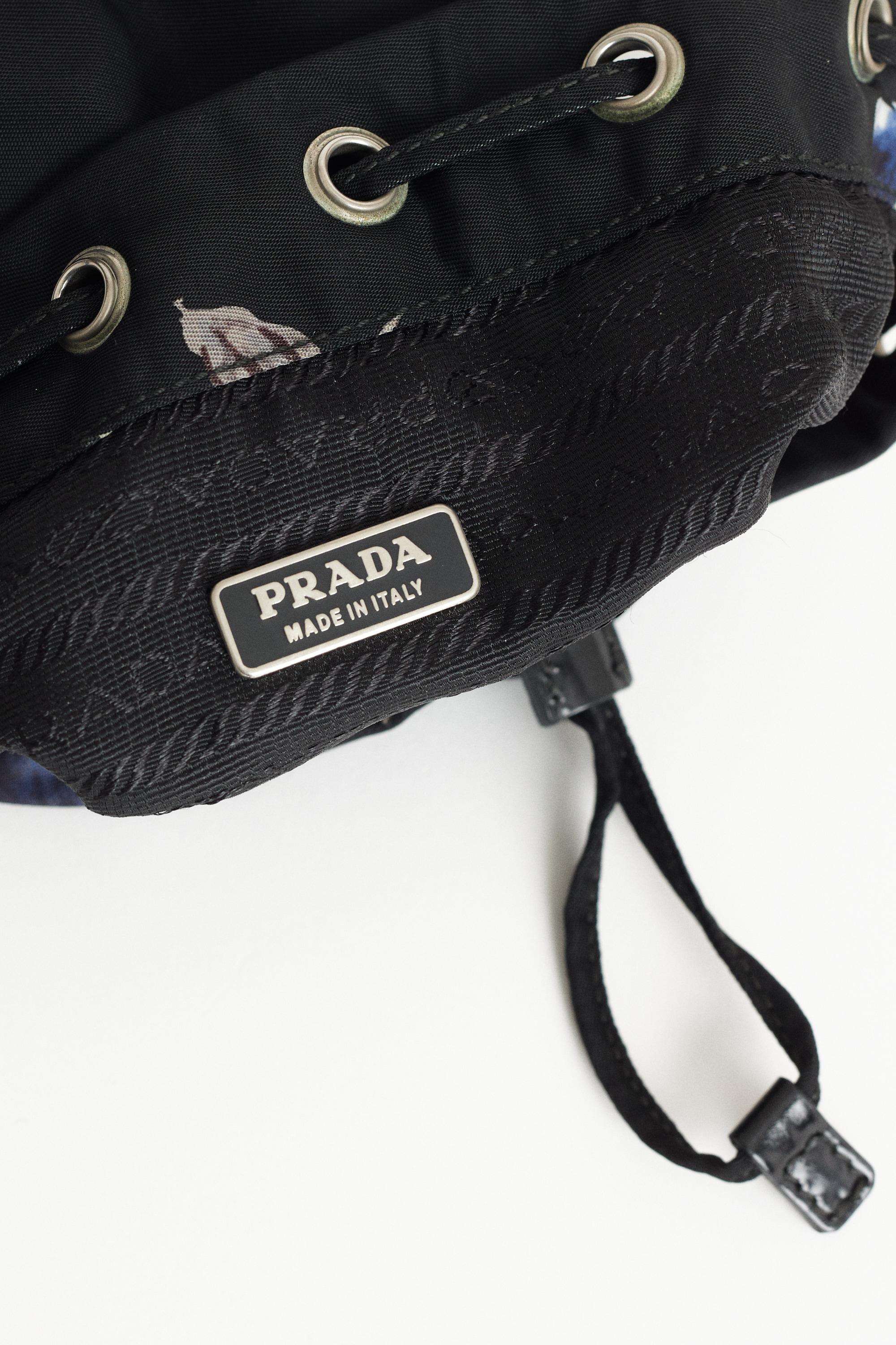 Women's Prada Rare Nylon Bucket Bag