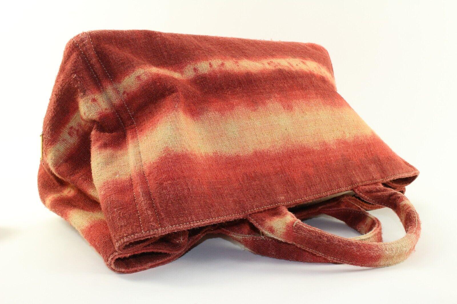 Prada Rare Striped Ombre Tie Dye Canapa Tote 1PR1226K For Sale 6