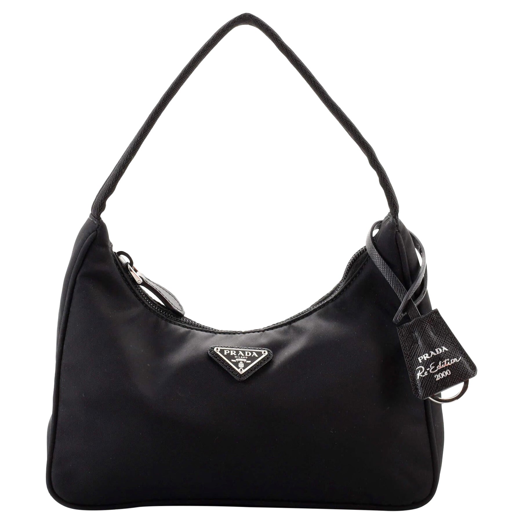 Prada Re-Edition 2000 Hobo Tessuto Mini