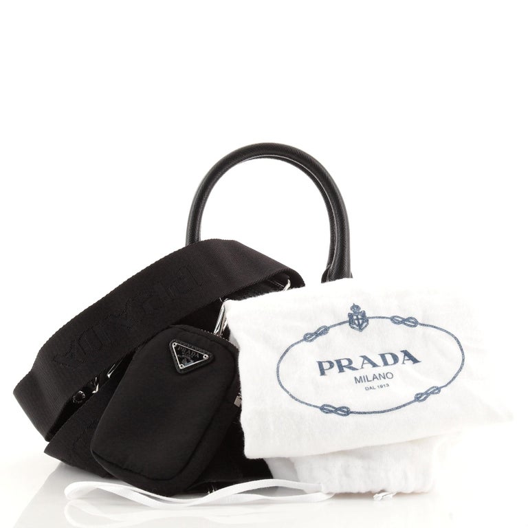 Prada Tessuto Boston Bag For Sale at 1stDibs