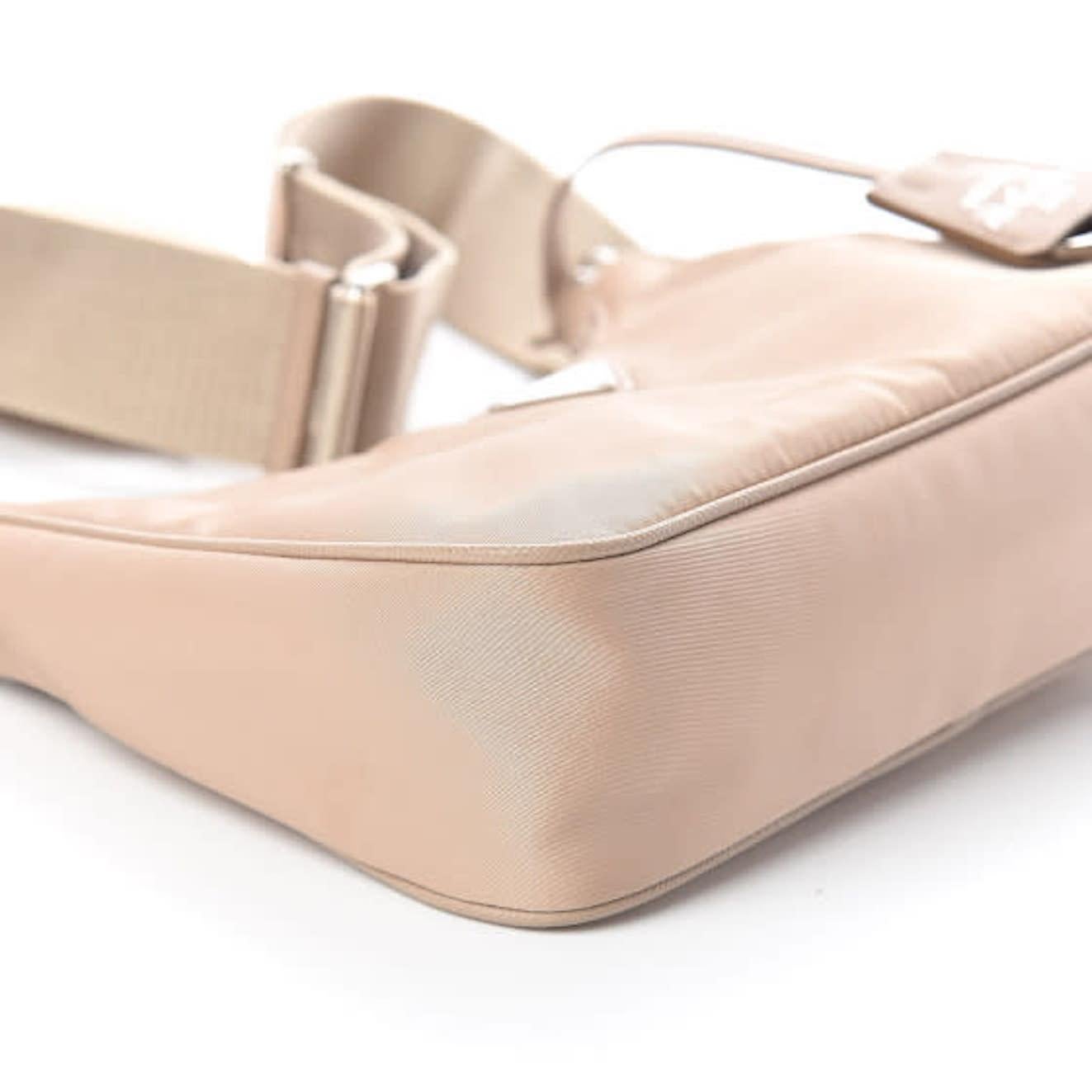 prada re-edition 2005 saffiano leather bag cameo beige