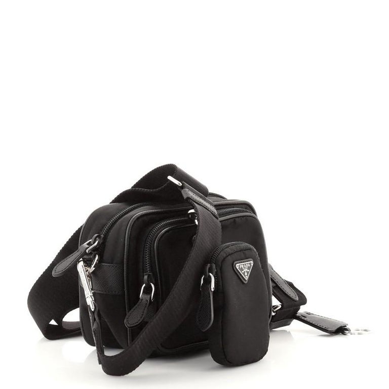Prada Re-Edition 2005 Camera Bag Tessuto with Saffiano Leather Mini at  1stDibs