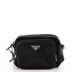 Prada Saffiano Leather Mini Camera Bag (SHF-23358)