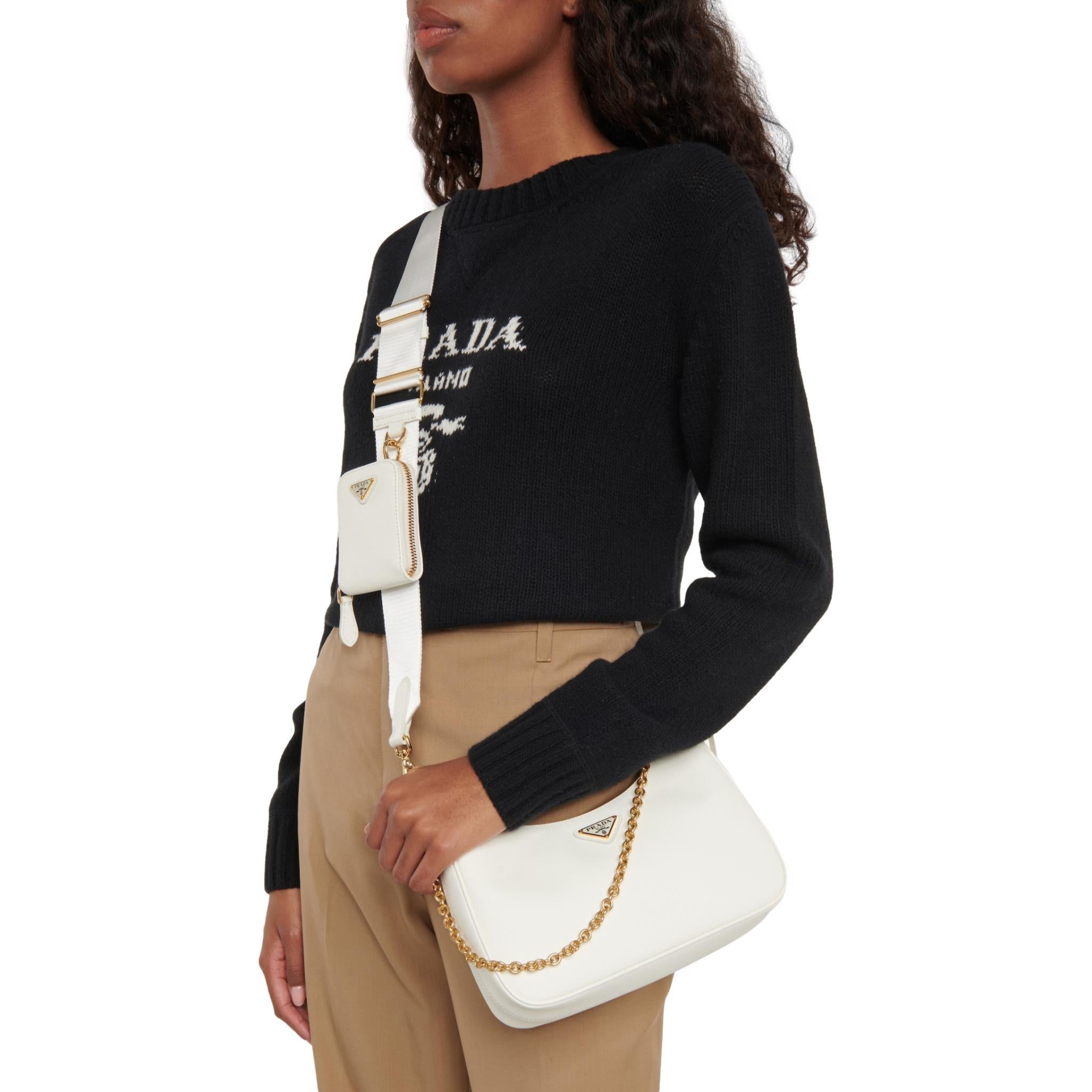 Prada Re-Edition 2005 Saffiano Leather Shoulder Bag 2