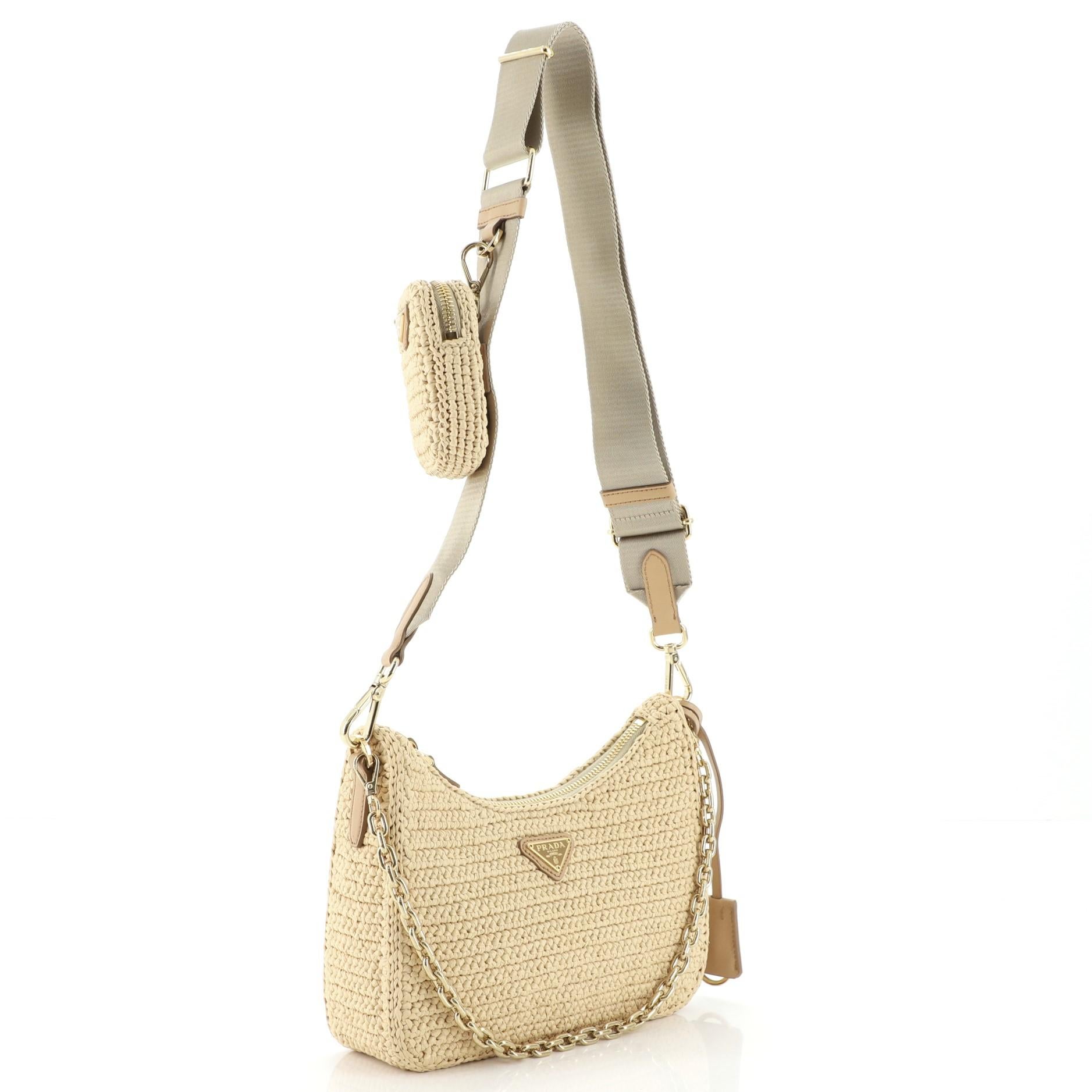 prada raffia re edition