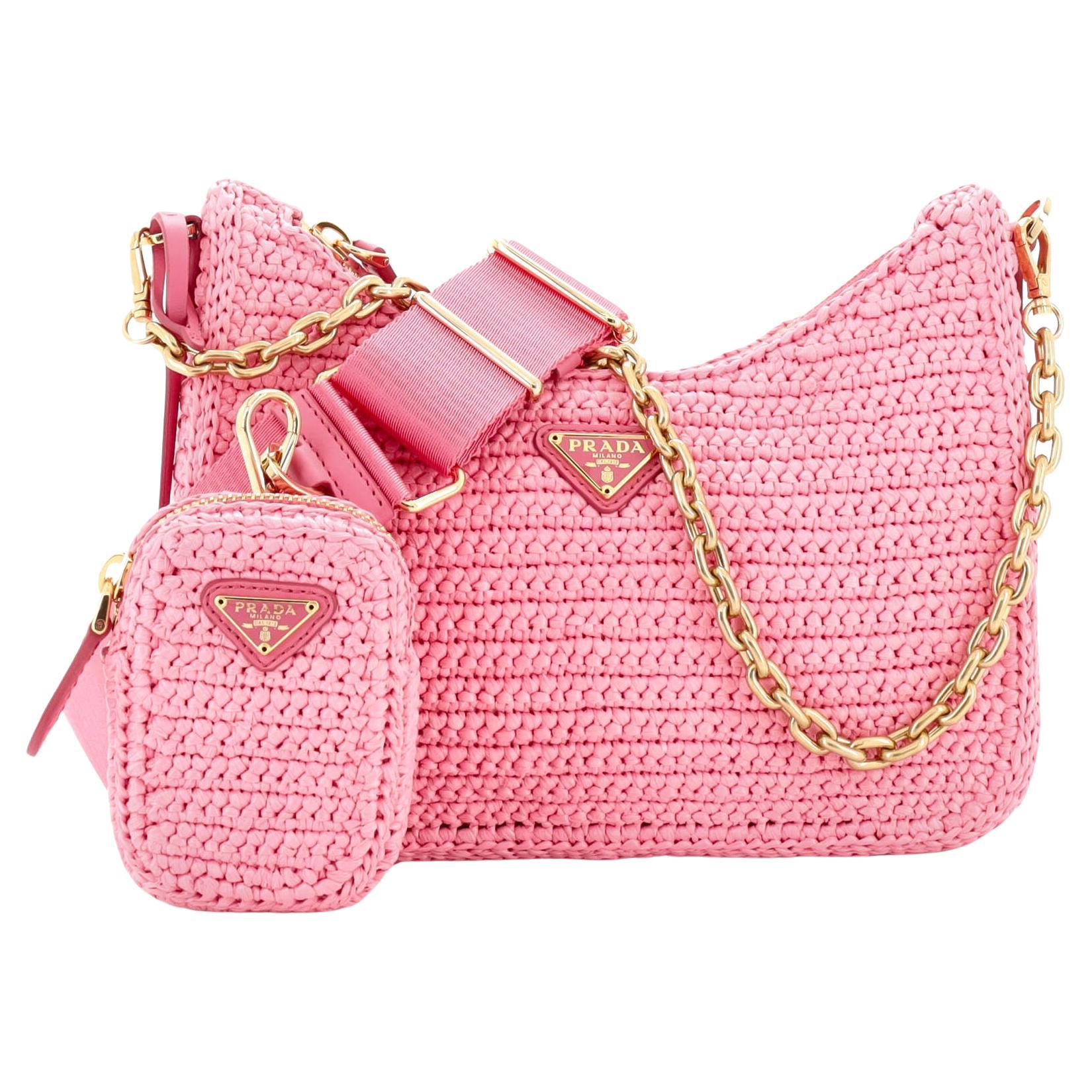 Used Prada Pink Re-Edition 2005 Mini Bag