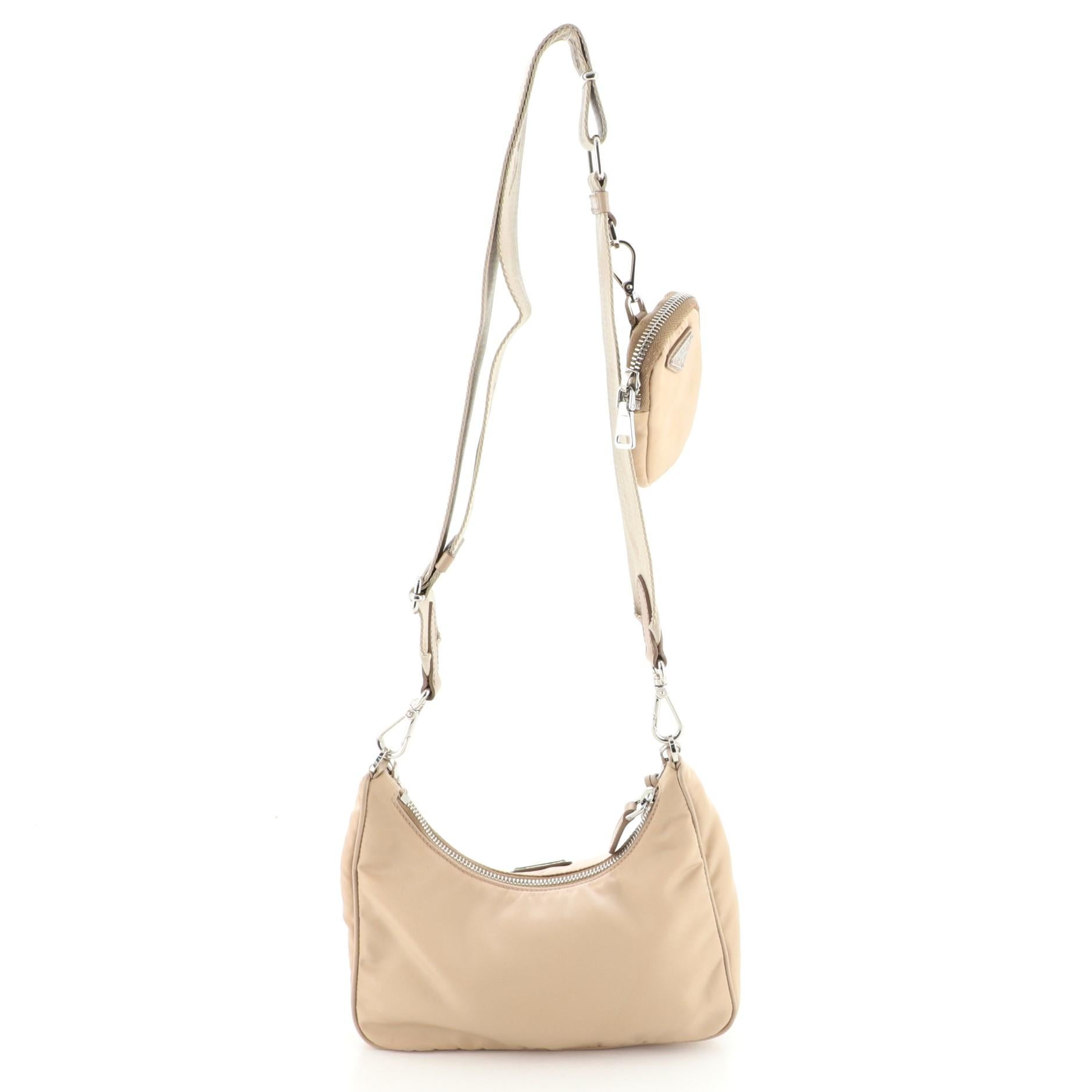 prada beige shoulder bag