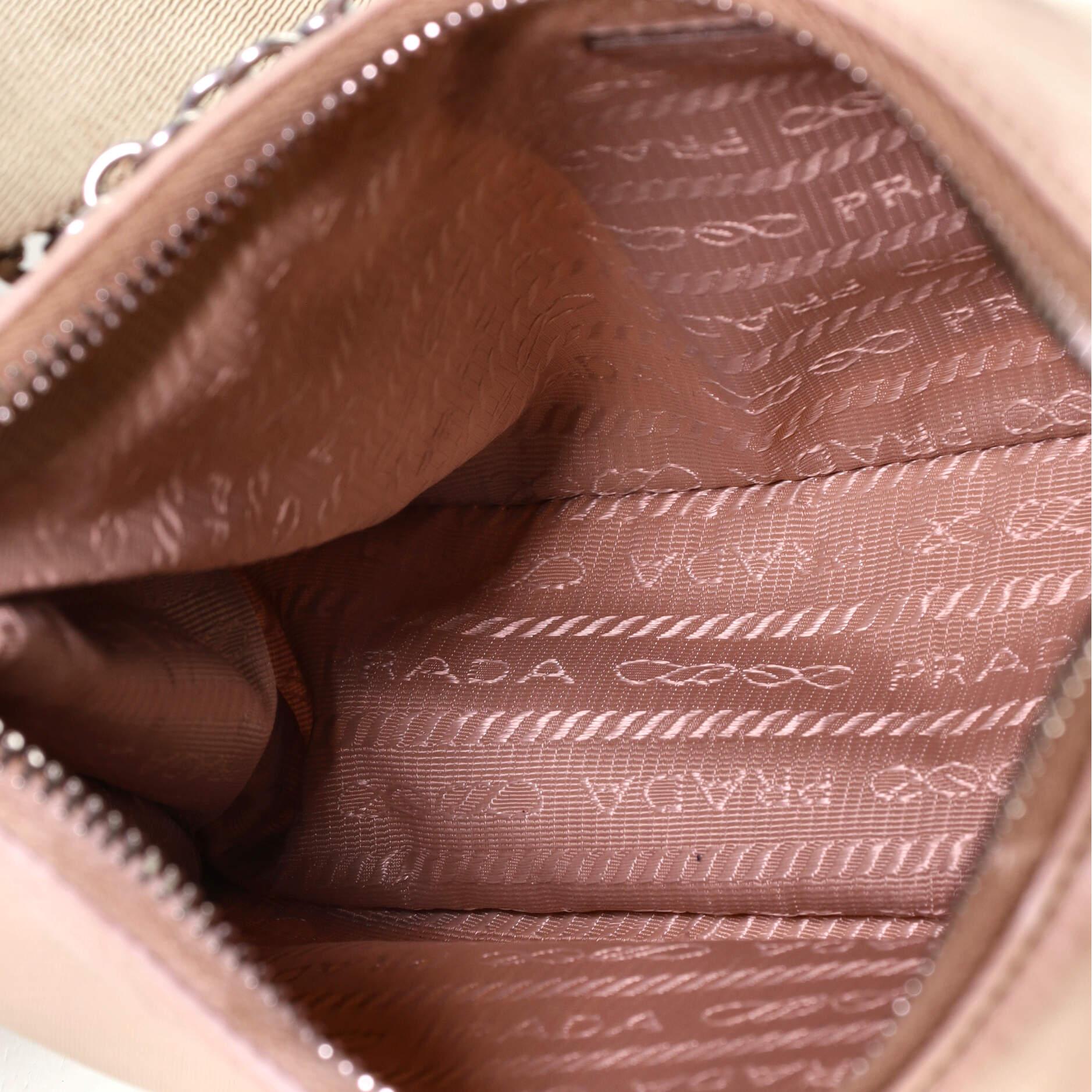 Beige Prada Re-Edition 2005 Shoulder Bag Tessuto Small