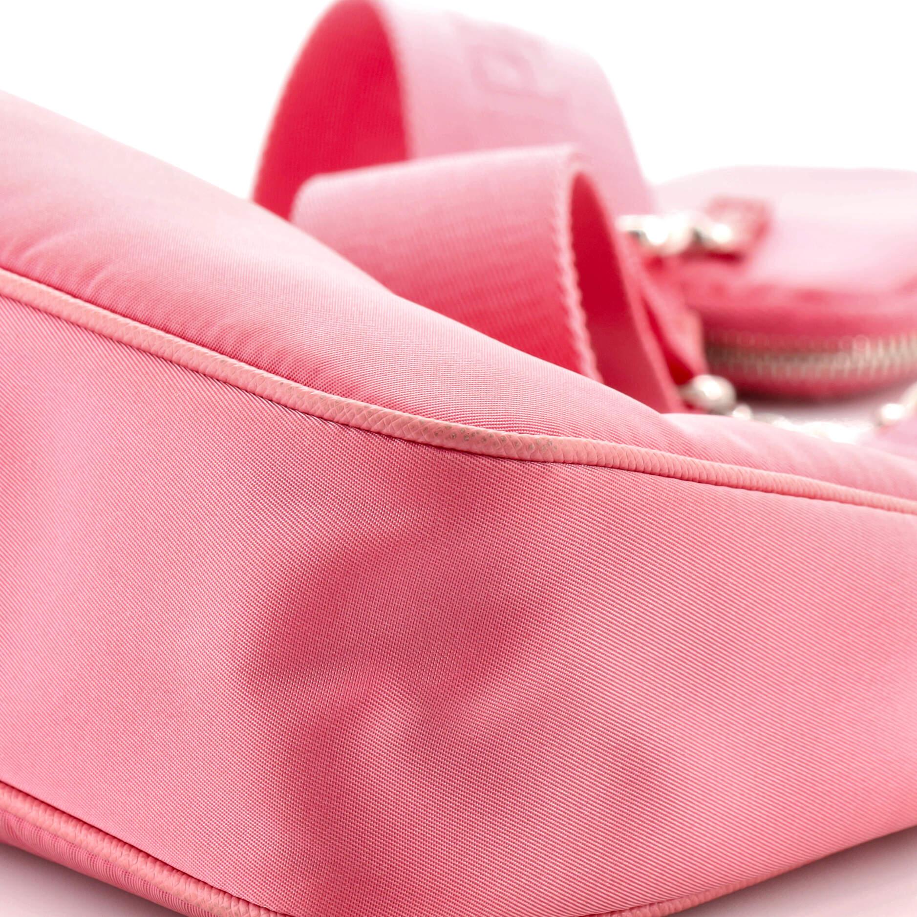 Pink Prada Re-Edition 2005 Shoulder Bag Tessuto Small