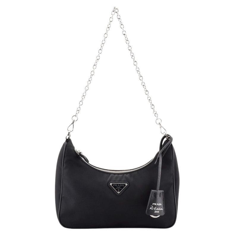 Prada Re-Edition 2005 Nylon Bag Astral Blue for Women