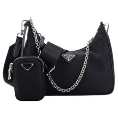 Prada Re-Edition 2005 Borsa a tracolla Tessuto Small