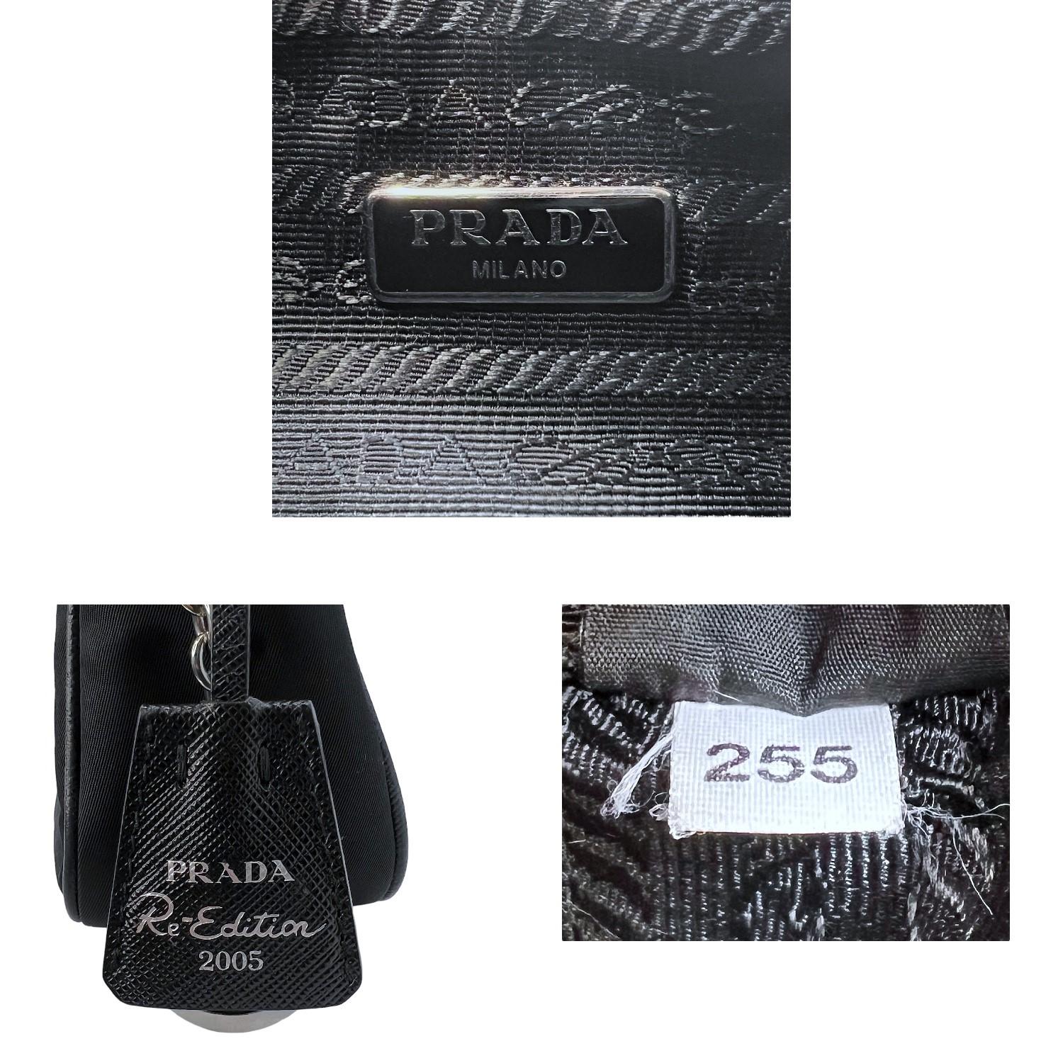 Prada Re-Edition 2005 Tessuto Re-Nylon Crossbody In Excellent Condition In Scottsdale, AZ