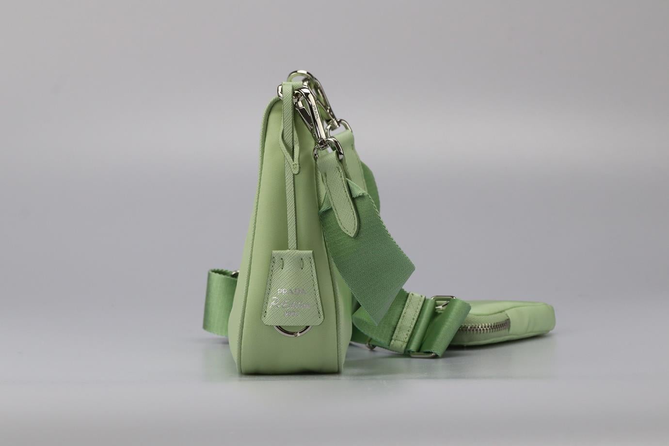 De las mujeres Bolso de hombro Prada reedición 2005 de piel texturizada y nailon