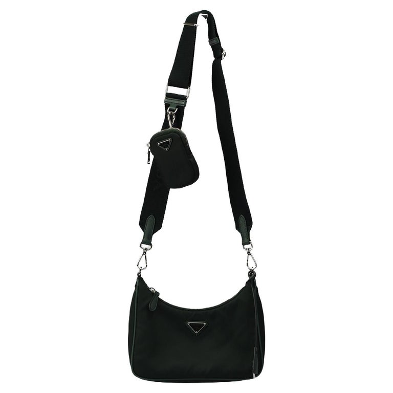 Prada Re-edition 2005 Nylon Bag in Black