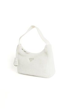 Prada Re-edition Shearling Hobo Bag