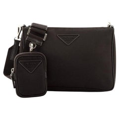 Prada Re-Edition Zip Messenger Bag Tessuto Small